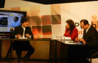 Bolivia: Cana estatal BTV transmite un promedio de cinco actos gubernamentales por d�a