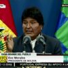 Evo Morales dice que no tiene miedo, nunca hizo fraude