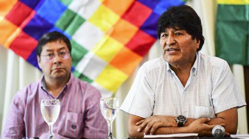 Evo Morales revela que tiene informantes dentro del TSE y que el MAS no est� en riesgo de perder su personer�a jur�dica